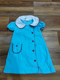 Blue Corduroy Dress (spots)