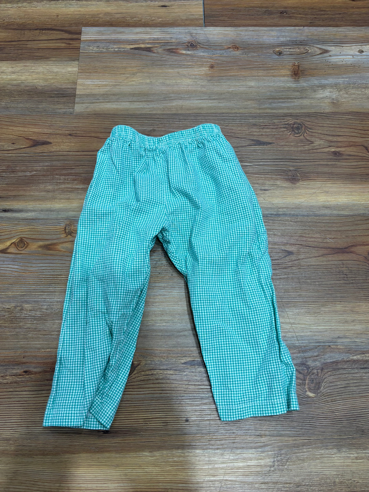 Green Plaid Pants