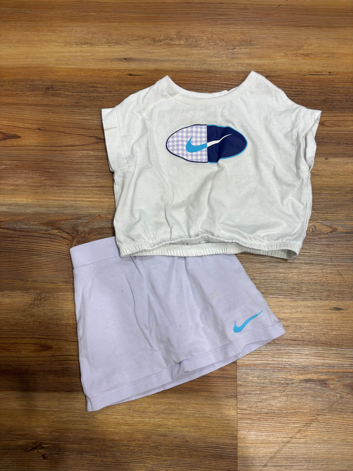 Purple Nike Skort Set (spots)