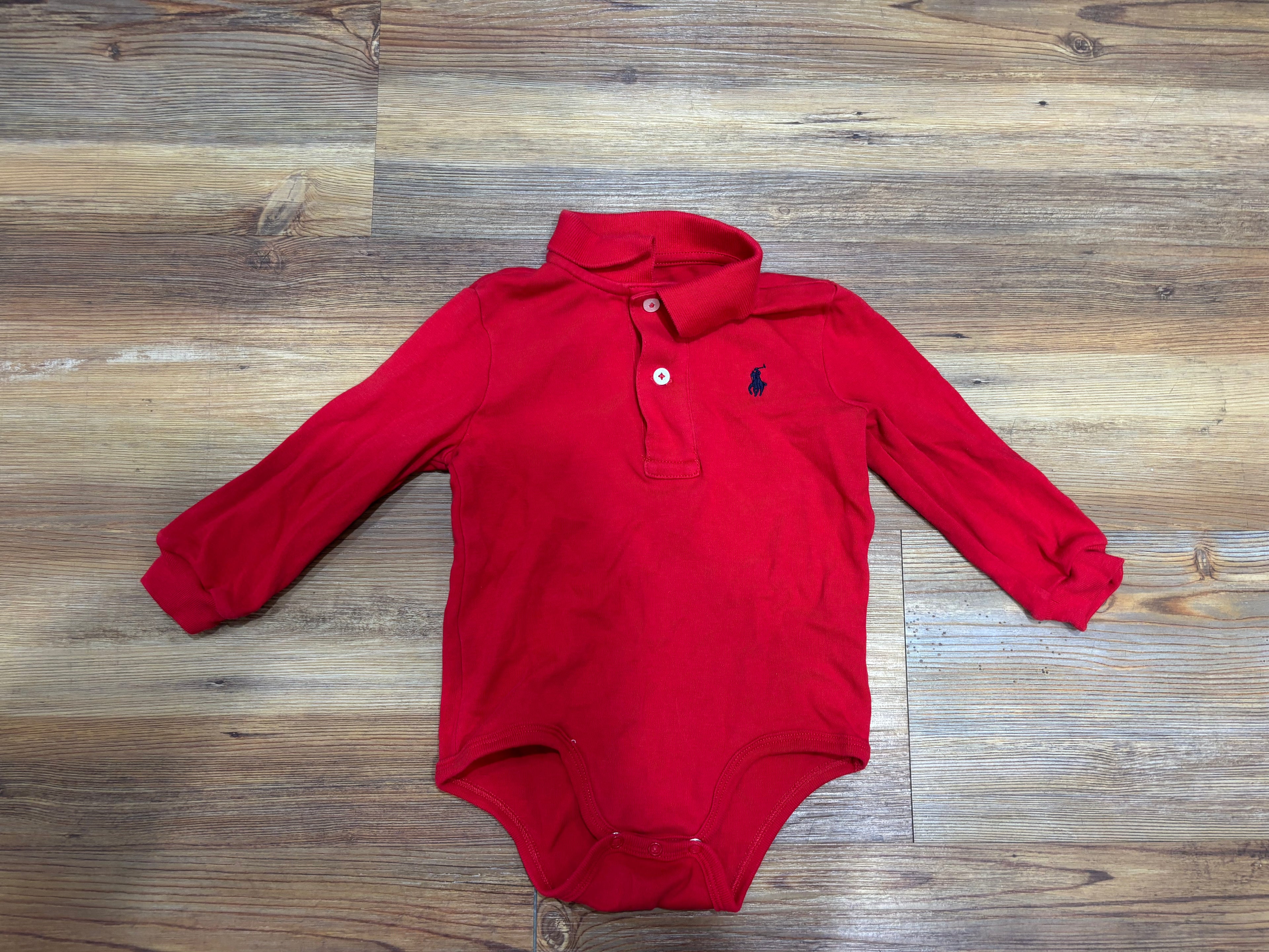 Red Long Sleeve Bubble