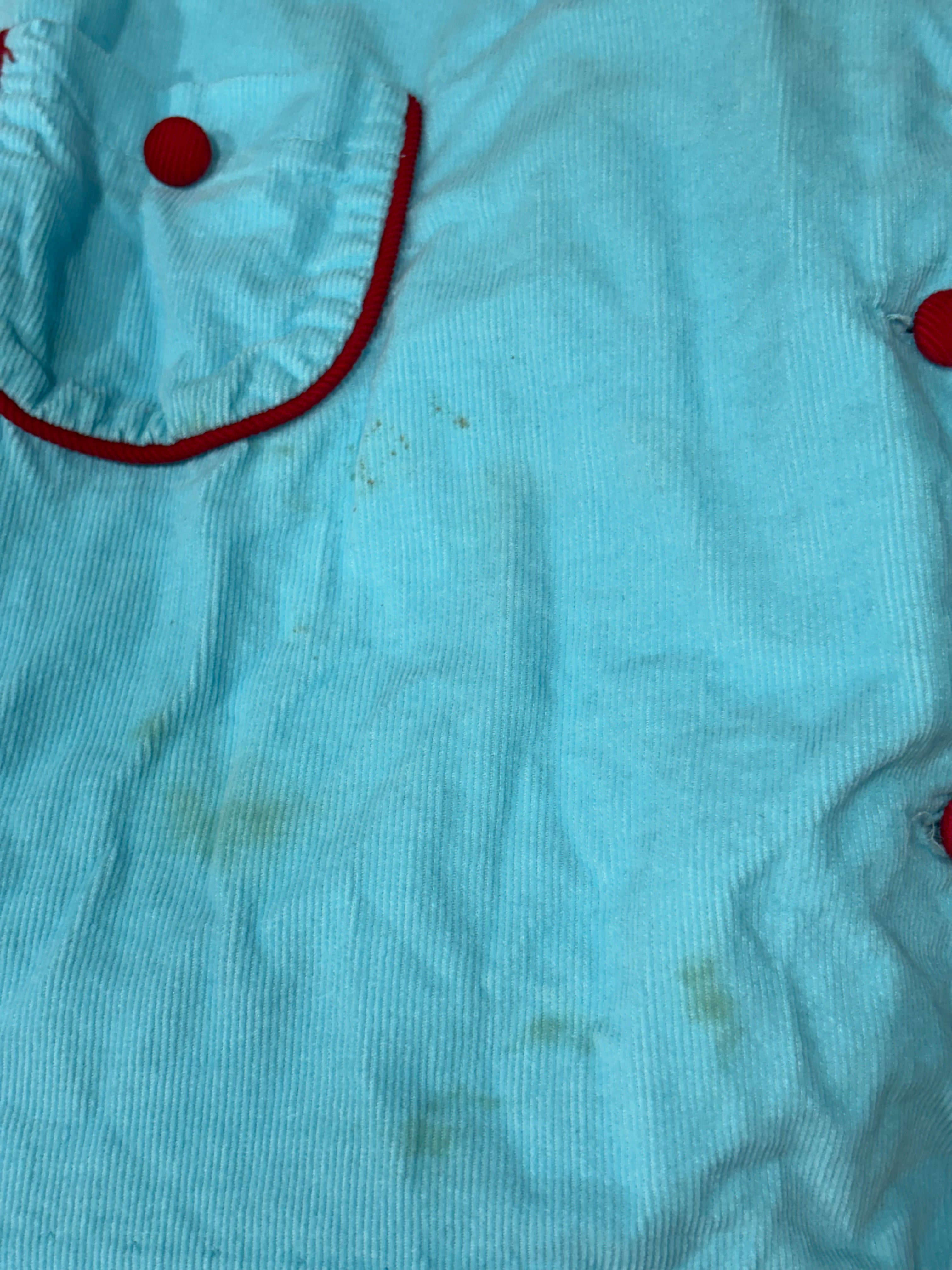 Blue Corduroy Dress (spots)