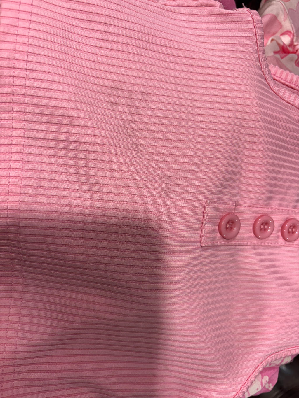 Pink Ribbons Cropped Set (spots)
