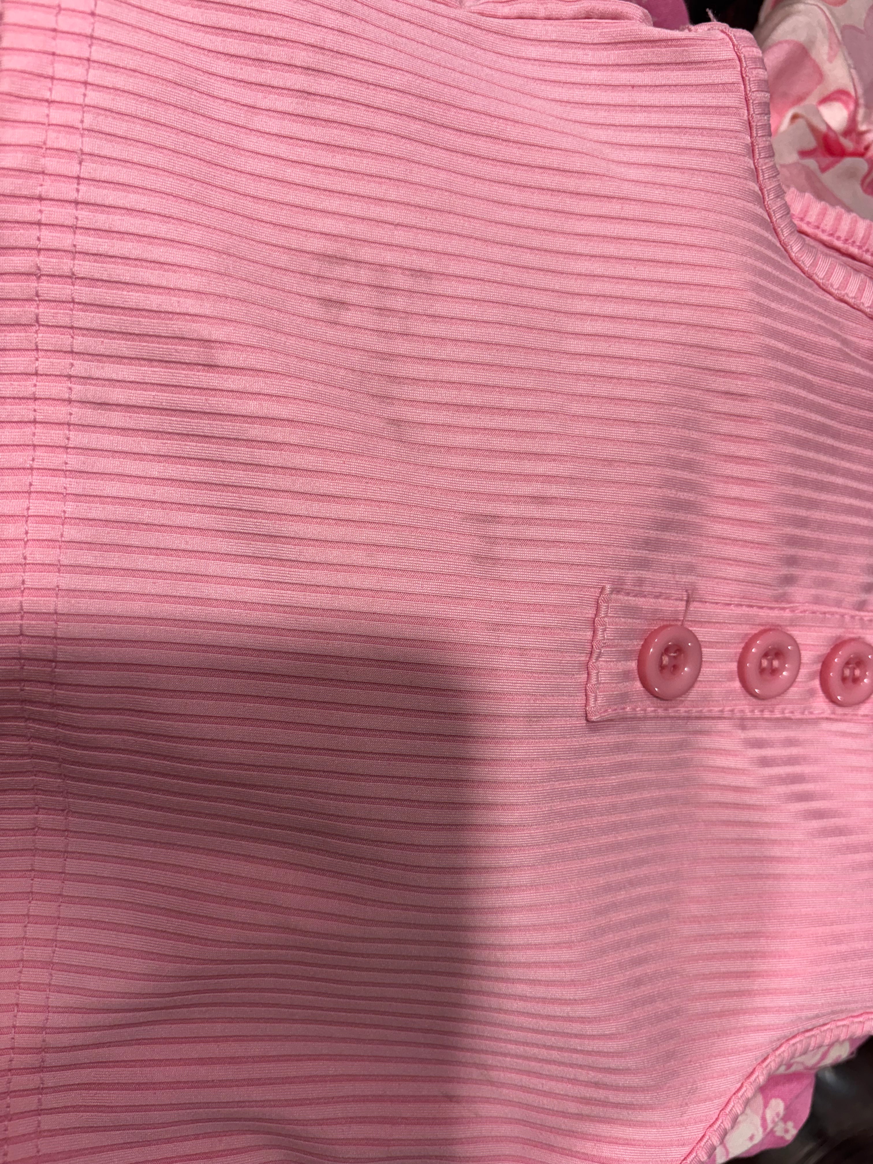 Pink Ribbons Cropped Set (spots)